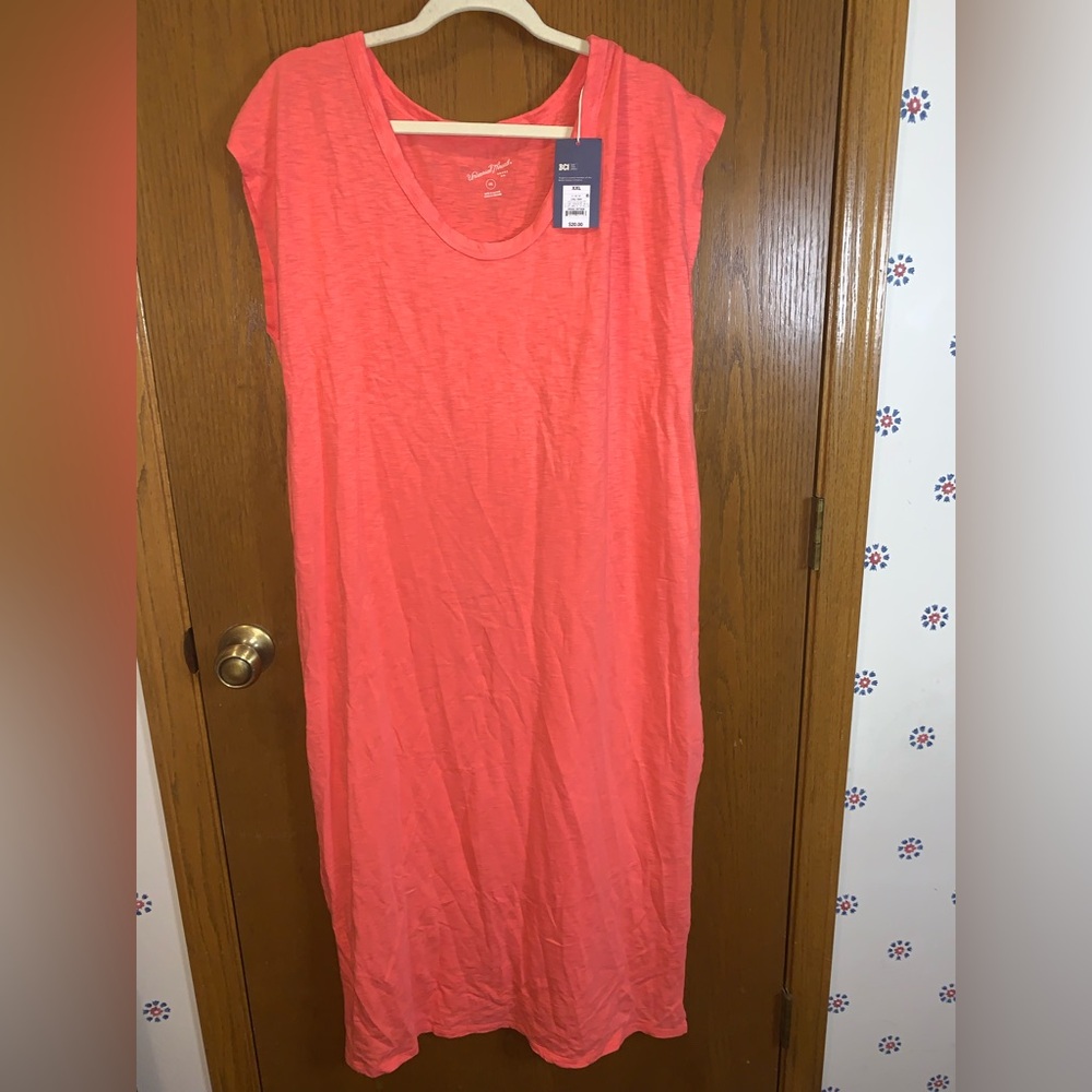 NWT Universal Thread Coral T-Shirt Midi Dress – XXL